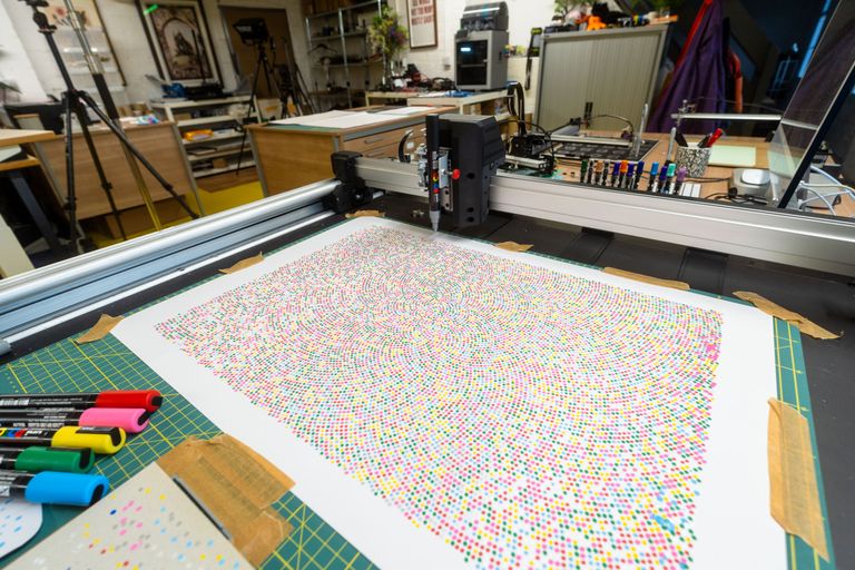 Artwork from project The Drawing Machine